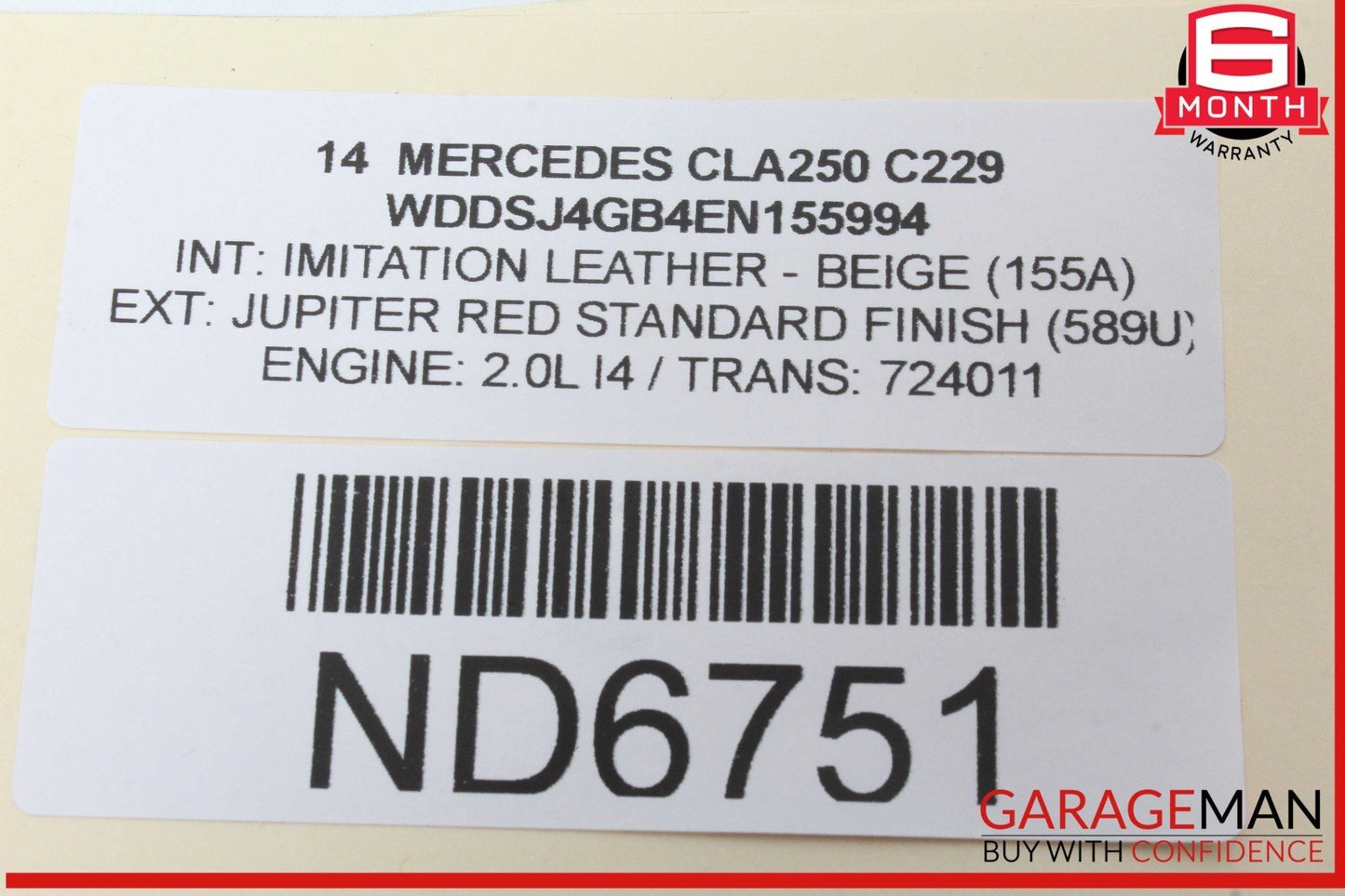 14-19 Mercedes W117 CLA250 CLA45 AMG Front Right Side Door Lock Latch Actuator