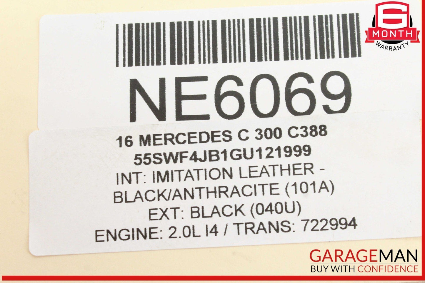 08-20 Mercedes W205 C300 Rear Left or Rear Right Side Lower Control Arm OEM