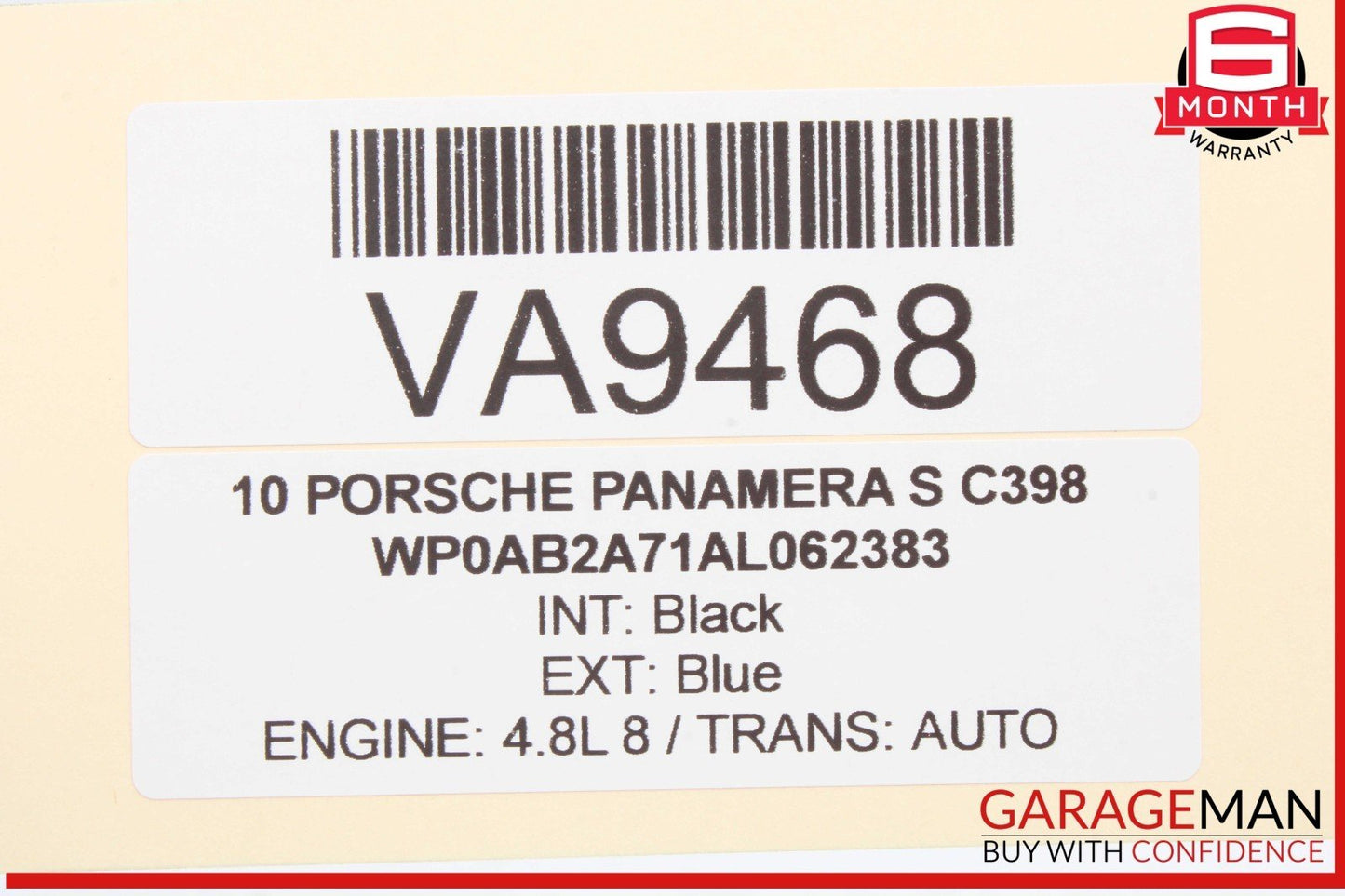 10-16 Porsche Panamera S 970 Rear View Back Up Camera Control Module Unit OEM