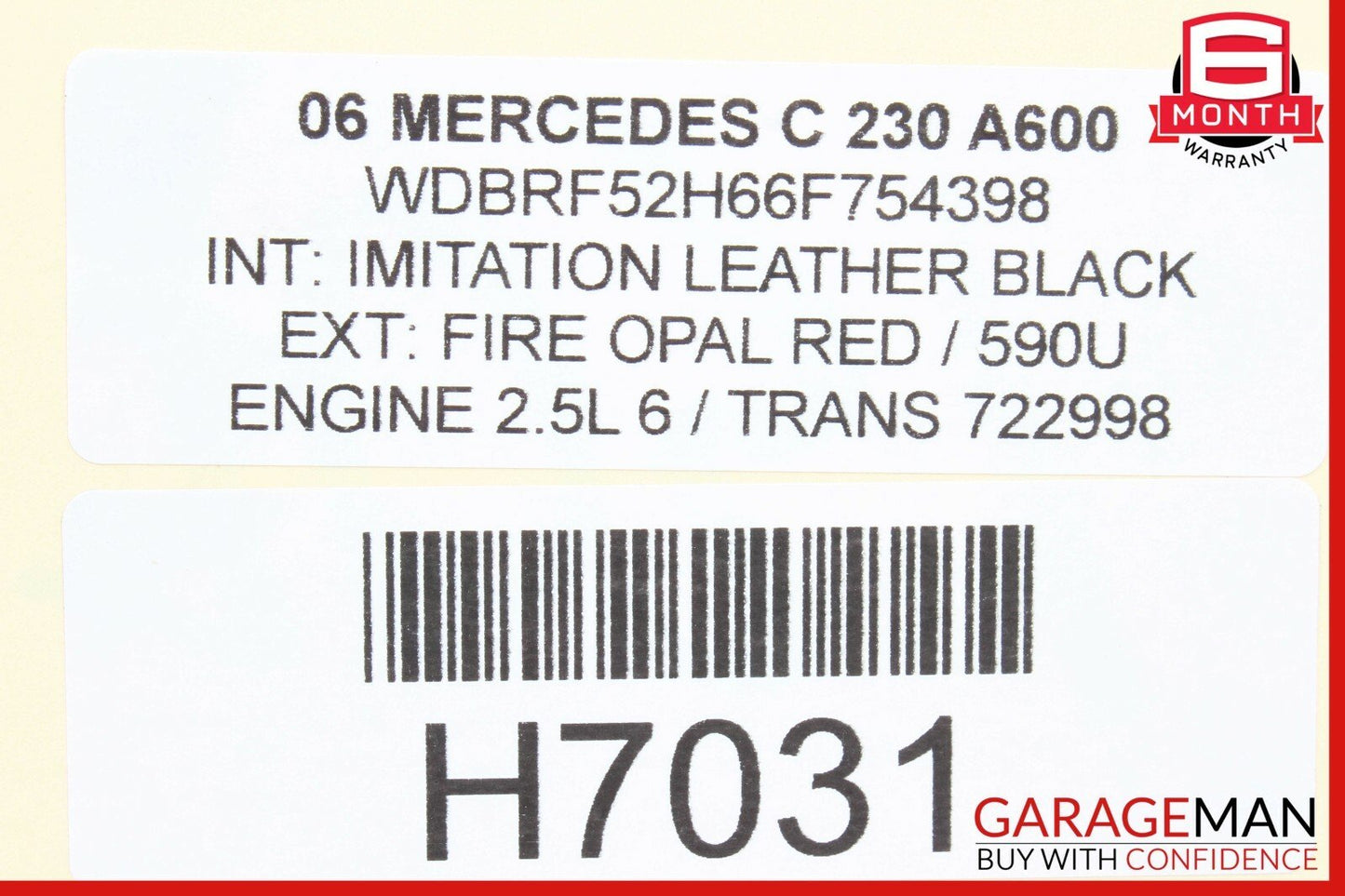 01-07 Mercedes W203 C280 C230 Rear Left Door Lock Latch Actuator OEM