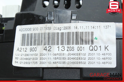 10-13 Mercedes W212 E550 E350 Speedometer Odometer Instrument Cluster Gauge OEM