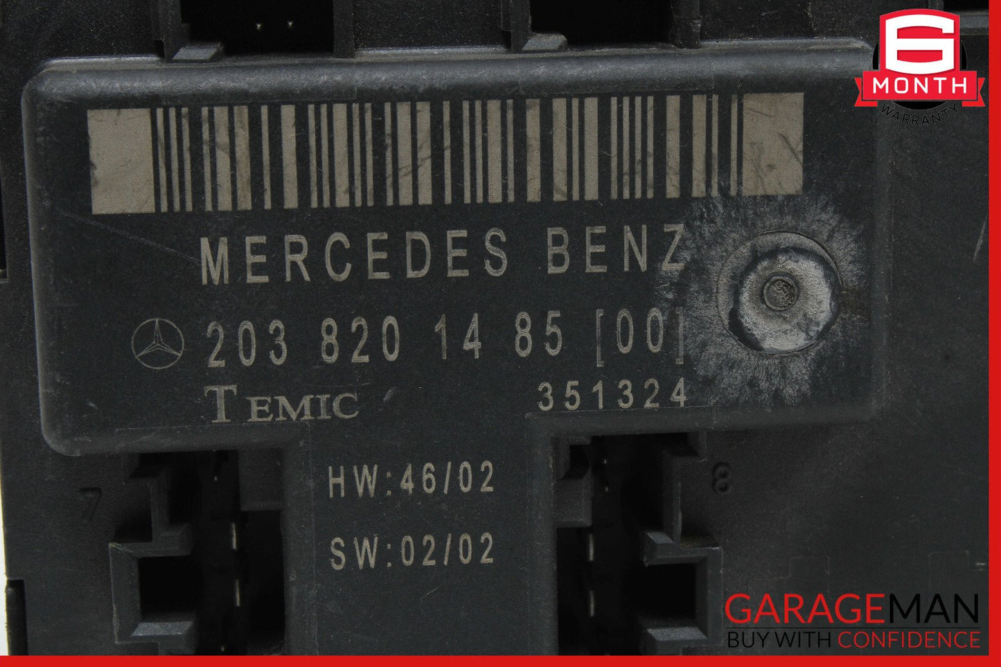 01-07 Mercedes W203 C230 Front Right Door Control Module 2038201485 OEM