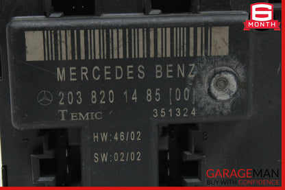 01-07 Mercedes W203 C230 Front Right Door Control Module 2038201485 OEM
