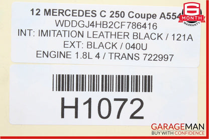 08-14 Mercedes W204 C250 C350 Rear Right / Left Side Lower Control Thrust Arm