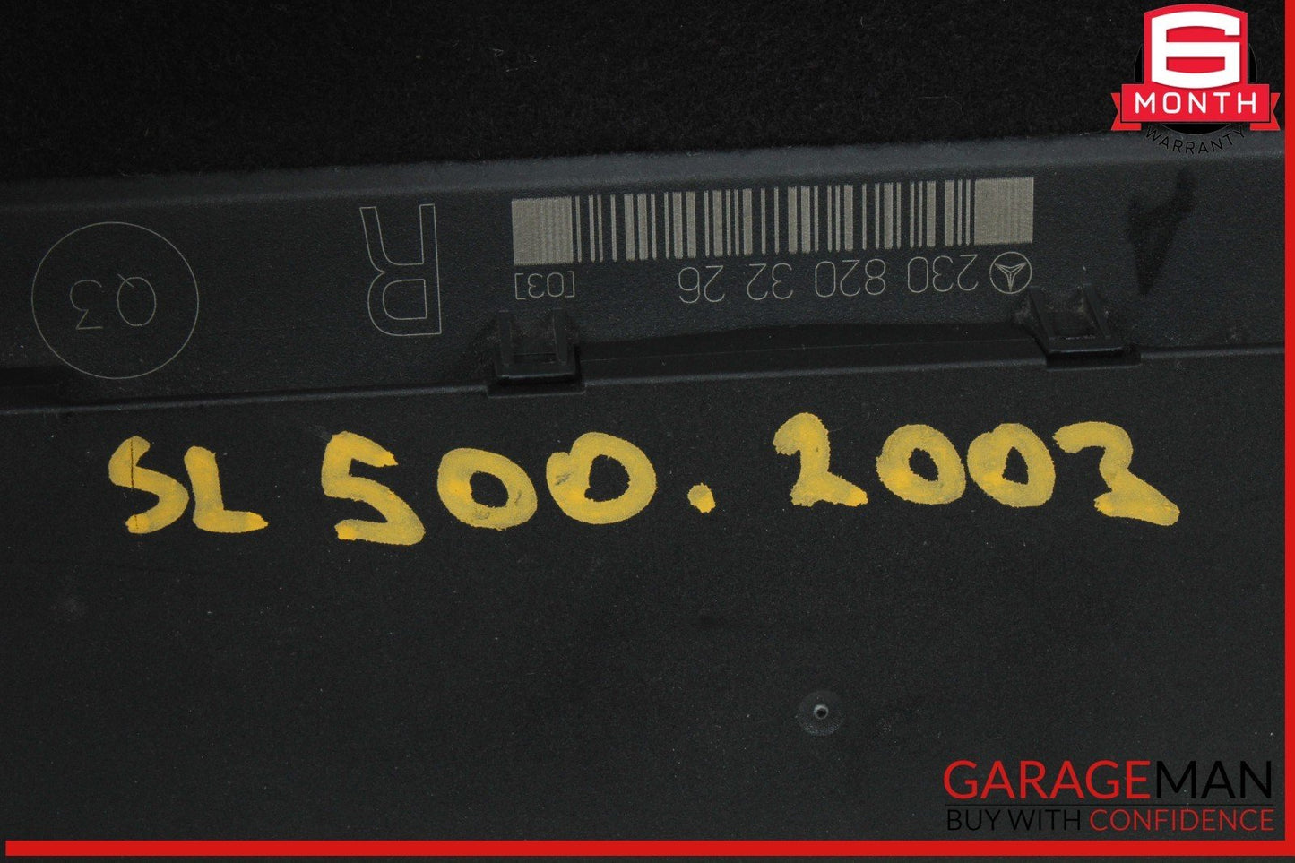 03-06 Mercedes R230 SL500 SL55 AMG Under Seat Control Module Right Side OEM