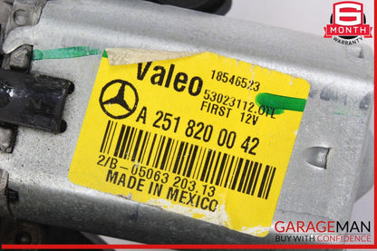 06-19 Mercedes X164 GL450 4MATIC Rear Glass Windshield Wiper Motor 2518200042