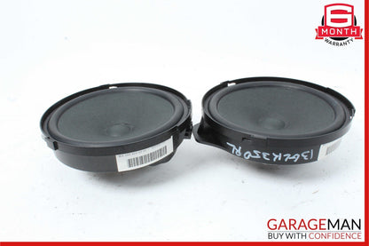 08-14 Mercedes W204 C250 C300 Rear Right & Left Side Door Sound Speakers Set OEM