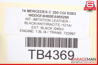 12-15 Mercedes W204 C250 SLK250 M271 Engine Throttle Body 1.8L