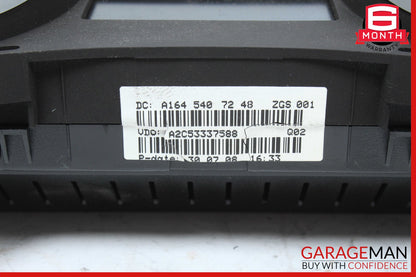 09-10 Mercedes X164 GL320 ML350 Diesel Instrument Speedometer Cluster OEM