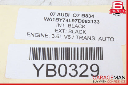 07-15 Audi Q7 Front Right Passenger Side Lower Control Arm 7P0407152C OEM