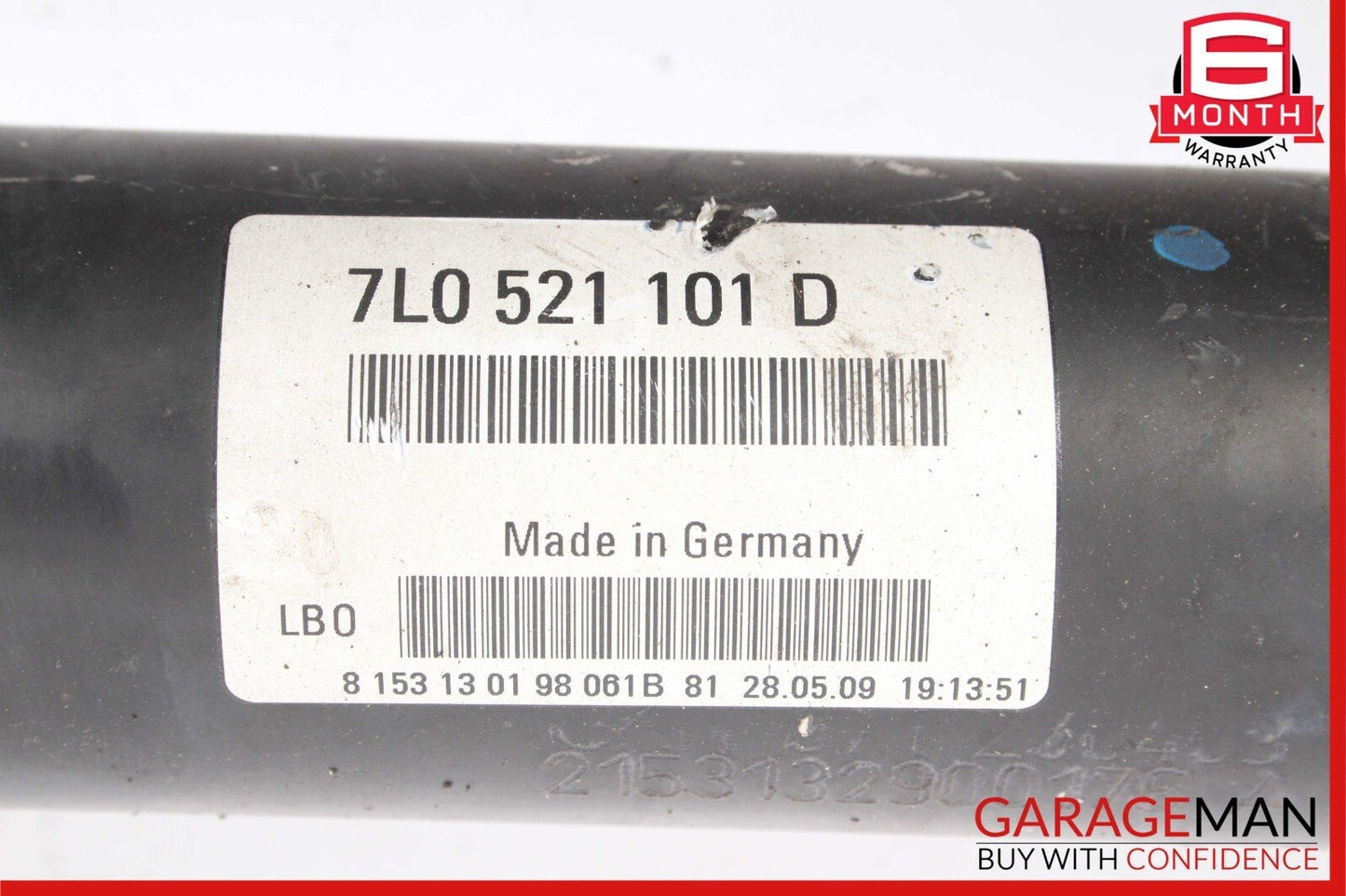 08-10 Porsche Cayenne 957 Front Drive Shaft Driveshaft Propeller 7L0521101D OEM