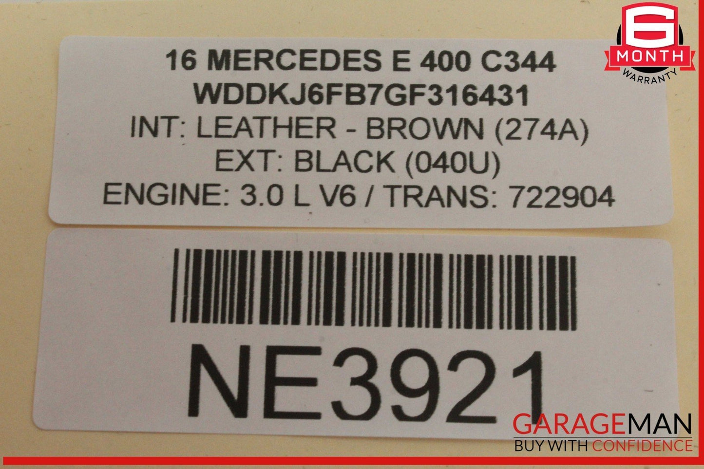 10-17 Mercedes W207 E400 E550 Rear Window Regulator Control Module Unit OEM