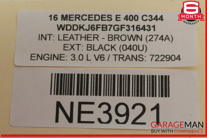 10-17 Mercedes W207 E400 E550 Rear Window Regulator Control Module Unit OEM