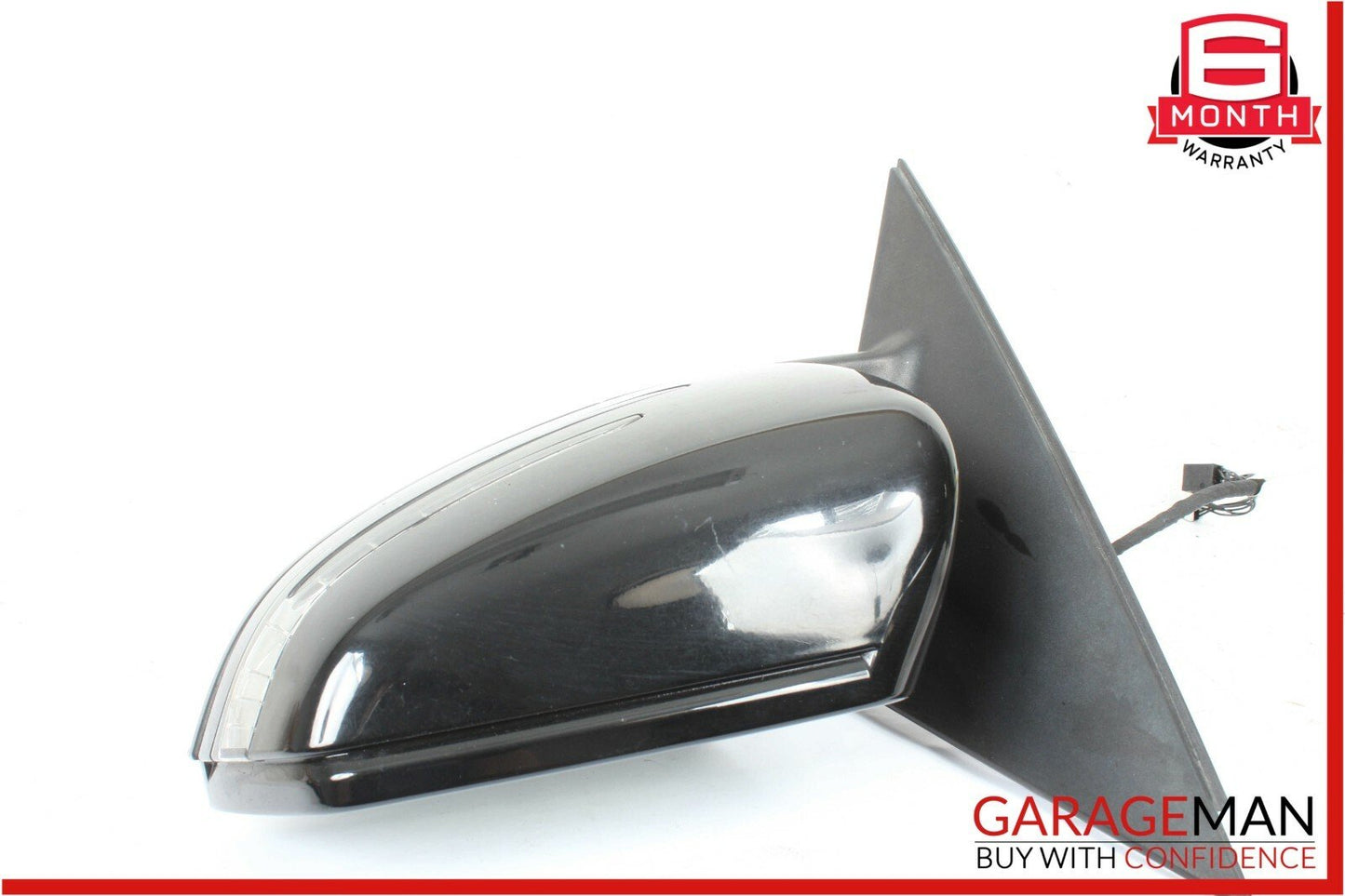 12-14 Mercedes W204 C250 C300 Front Left Side Mirror Door Rear View Glass Black