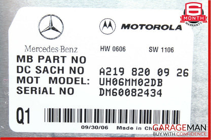 06-09 Mercedes W211 E63 SL65 AMG CLS350 Communication Control Module Unit OEM