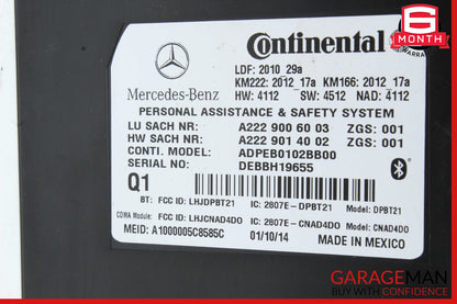 Mercedes W207 E350 SL400 Communication Control Module 2229006003 OEM