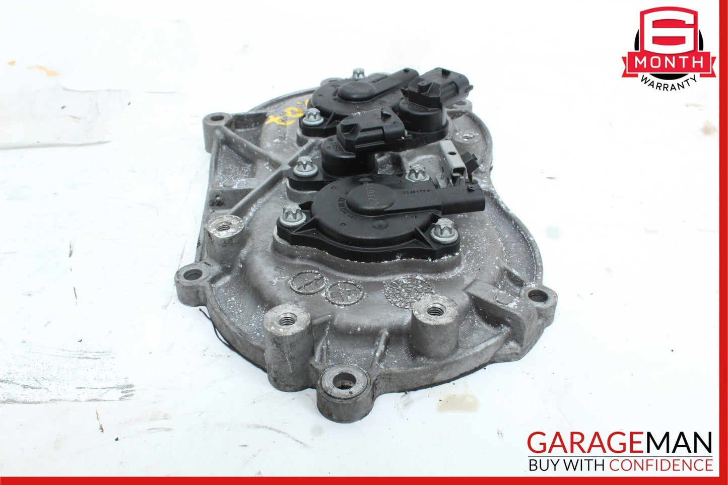 06-10 Mercedes C230 CLK350 E350 Front Left Engine Timing Chain Plate Valve Cover