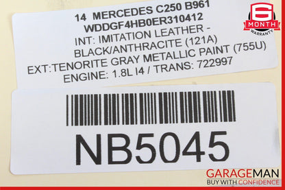 08-17 Mercedes W204 C250 C350 C300 Rear Left / Right Axle CV Half Shaft OEM