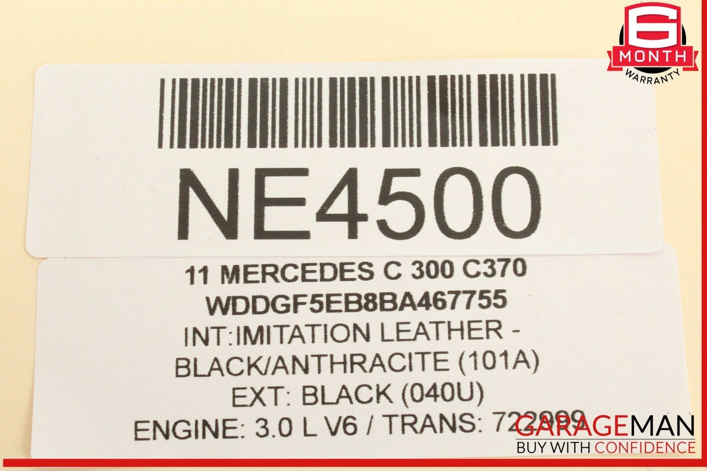 08-18 Mercedes W204 C300 Front Left Driver Side Door Control Module Unit OEM