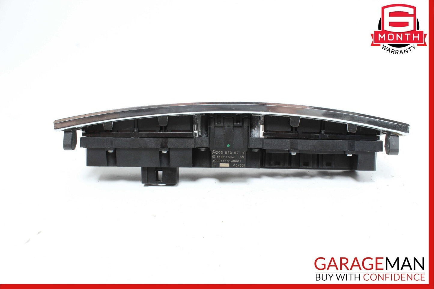 05-07 Mercedes W203 C230 C55 AMG Dash Control Switch Panel Bezel Trim Walnut