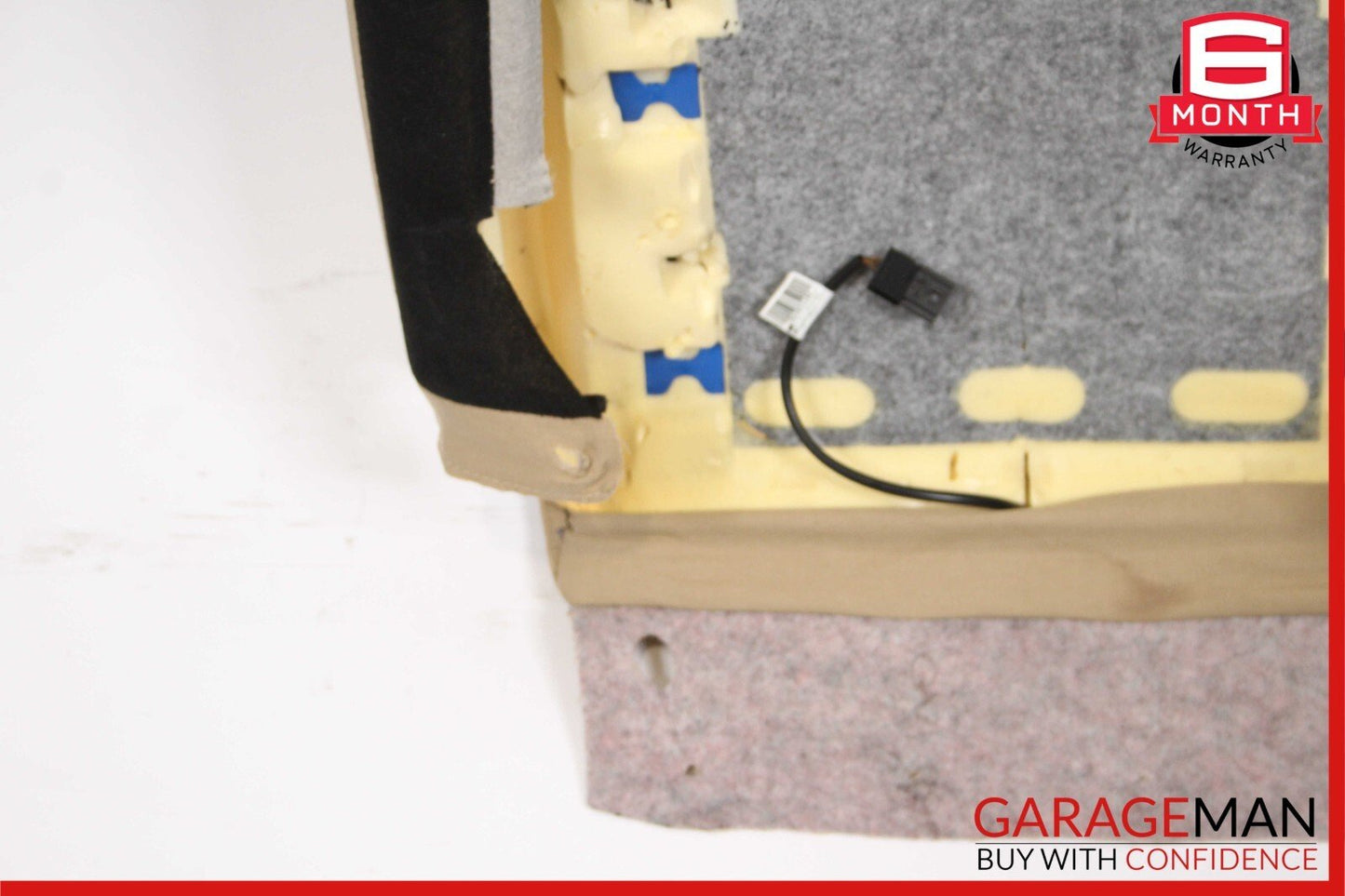 07-12 Mercedes X164 GL550 GL450 Front Right Top Upper Seat Cushion Cover Brown