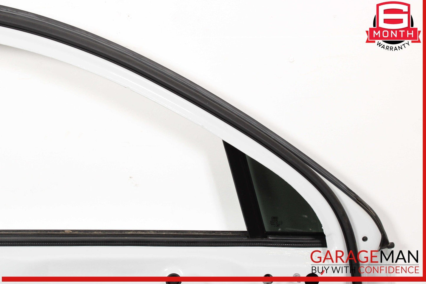 17-19 Audi Q7 Front Left Driver Side Door Shell White OEM