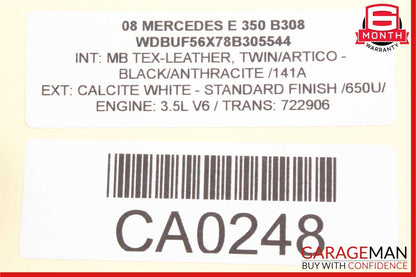 07-09 Mercedes W211 E350 E320 E500 Interior Top Upper Rear View Mirror OEM
