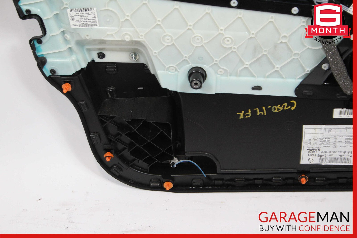 08-14 Mercedes W204 C250 C350 Sedan Front Right Interior Door Panel OEM