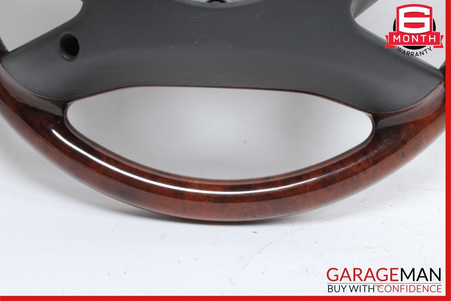 10-13 Mercedes W221 S550 S600 Steering Wheel w/ Paddle Shifters Black Wood OEM