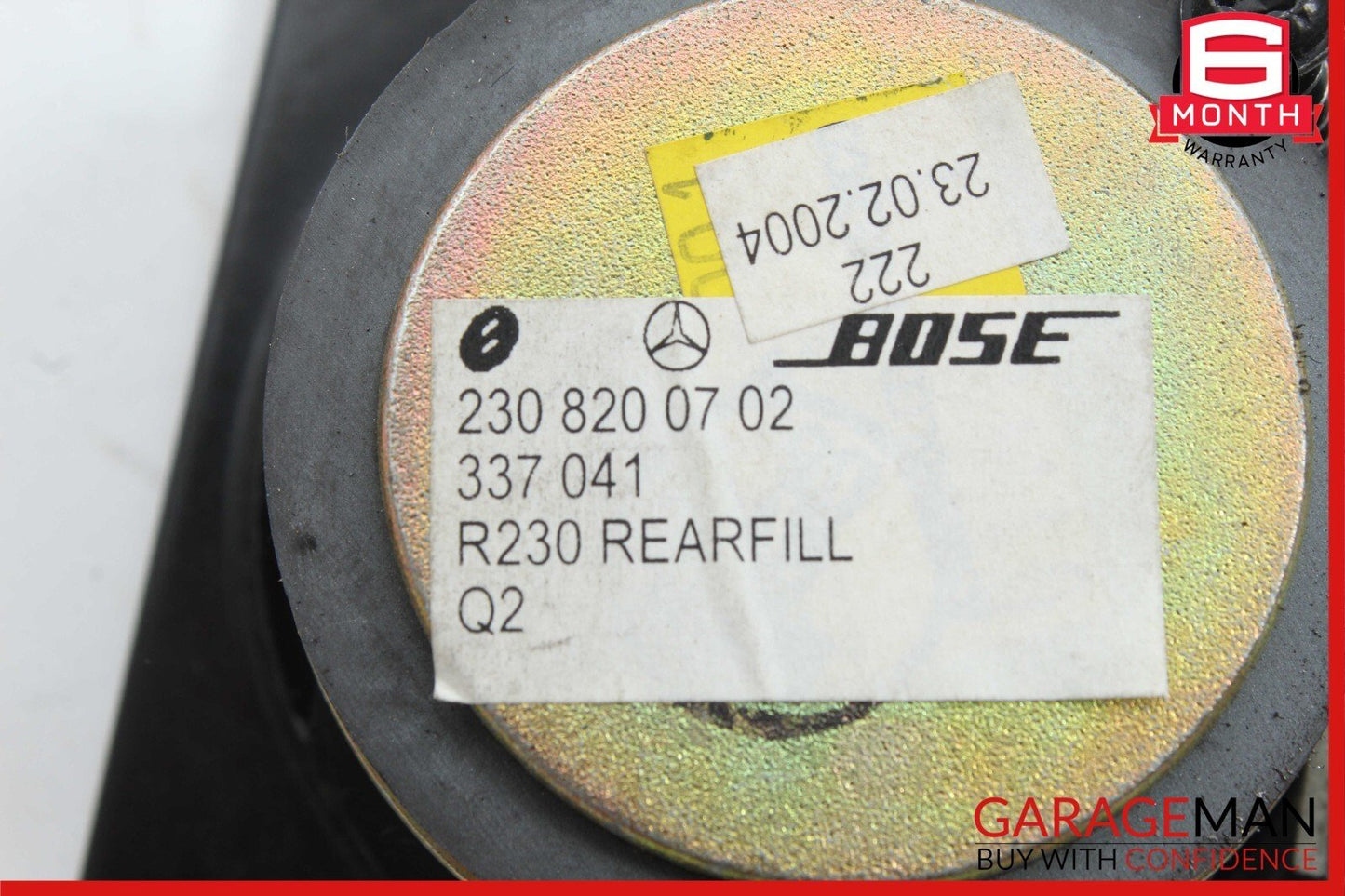 03-08 Mercedes R230 SL500 SL55 AMG Rear Right & Left Audio Speaker Bose OEM