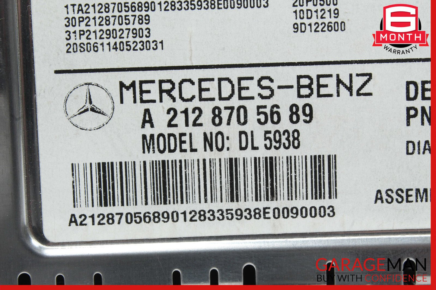 Mercedes W207 E350 GLK350 Sirius Satellite Radio Receiver 2128701789 OEM