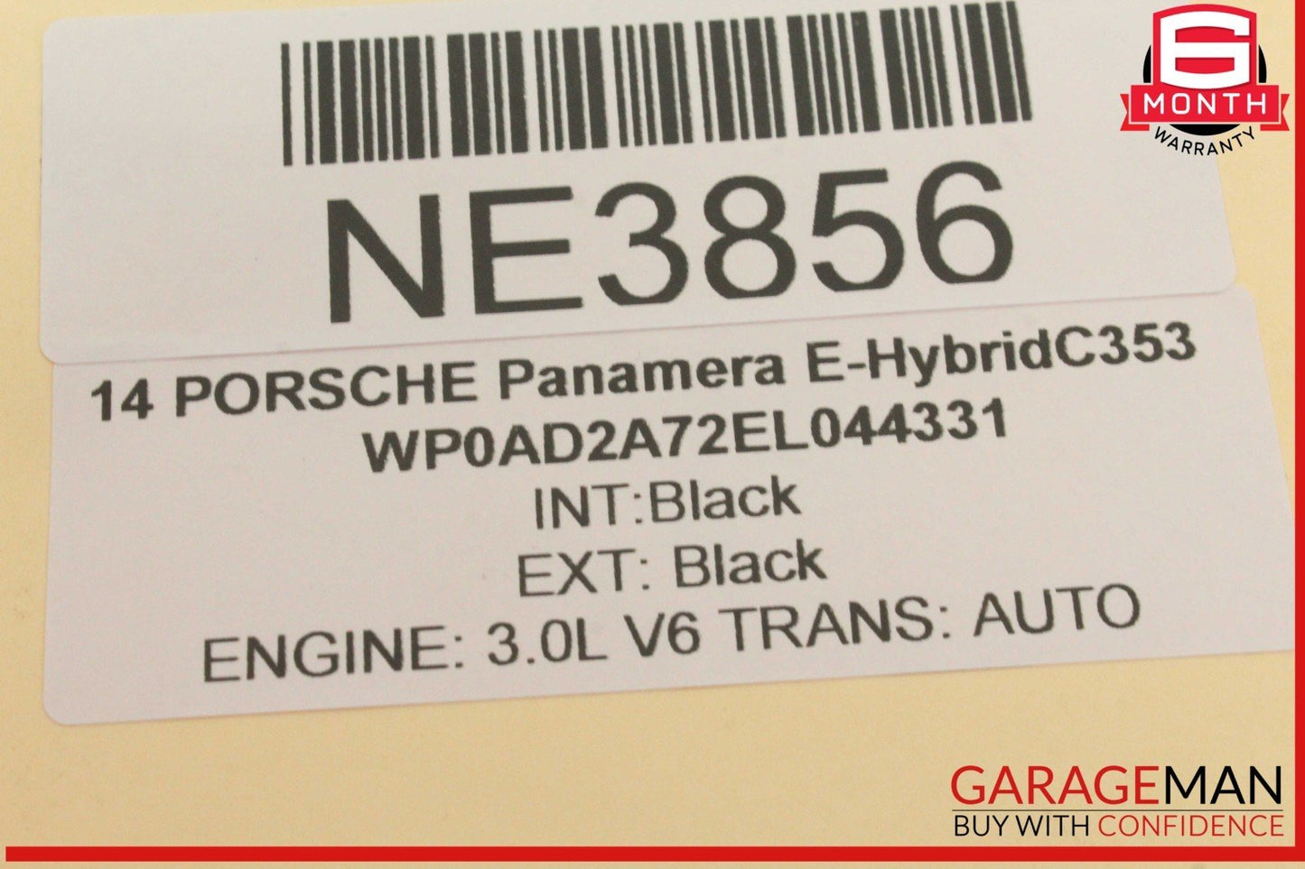 10-16 Porsche Panamera 970 E-Hybrid Dashboard Electronic Parking Switch OEM