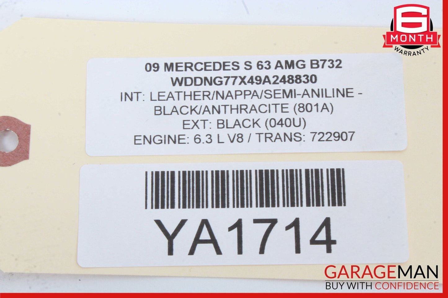 07-14 Mercedes W221 S63 CL600 Suspension ESP Instrument Cluster Control Switch
