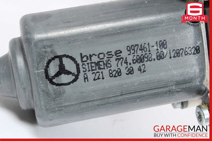 07-13 Mercedes W221 S550 S500 S63 AMG Rear Right Window Regulator Motor OEM