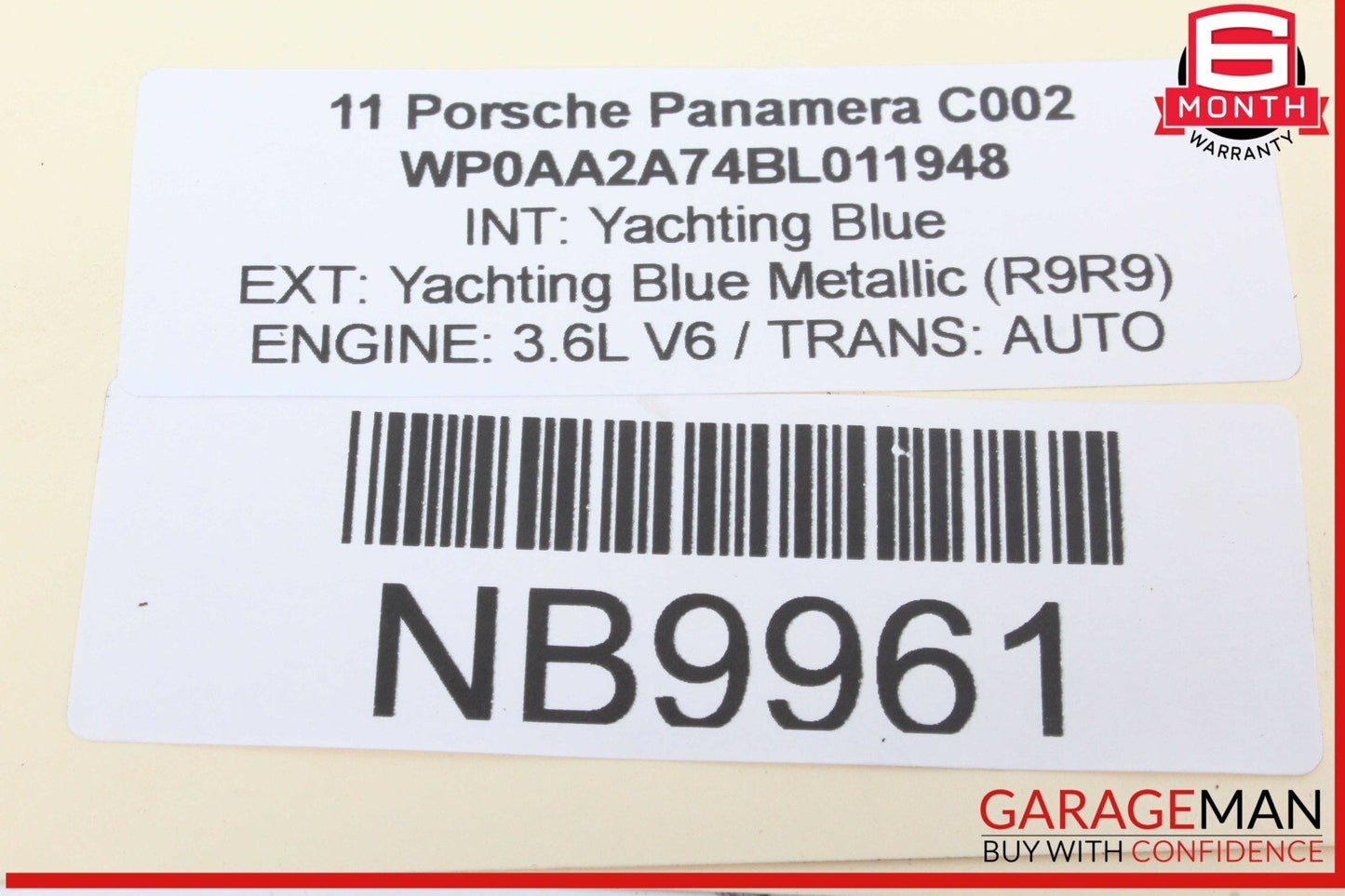 10-18 Porsche Panamera 970 Front Left Driver Side Seat Control Switch OEM