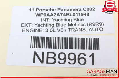 10-18 Porsche Panamera 970 Front Left Driver Side Seat Control Switch OEM