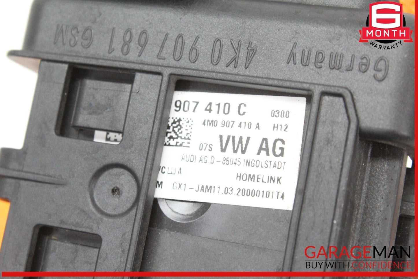 17-24 Audi Q3 A4 Q5 Homelink Garage Door Opener Control Module Unit 4M0907410A