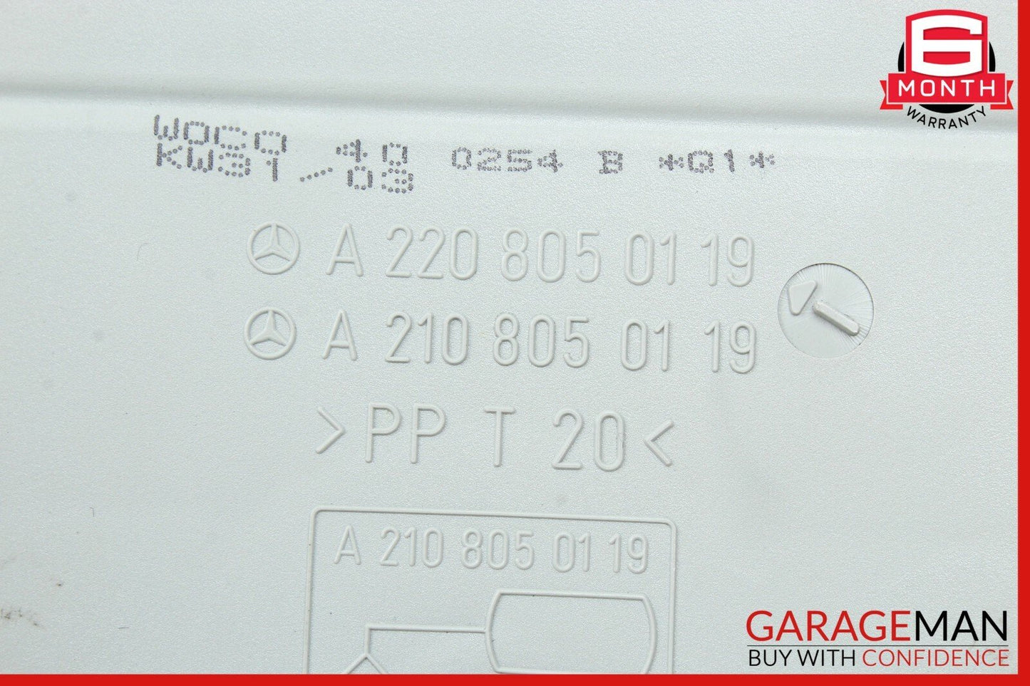 03-06 Mercedes R230 SL500 Seat Vacuum Pump Reservoir Tank OEM