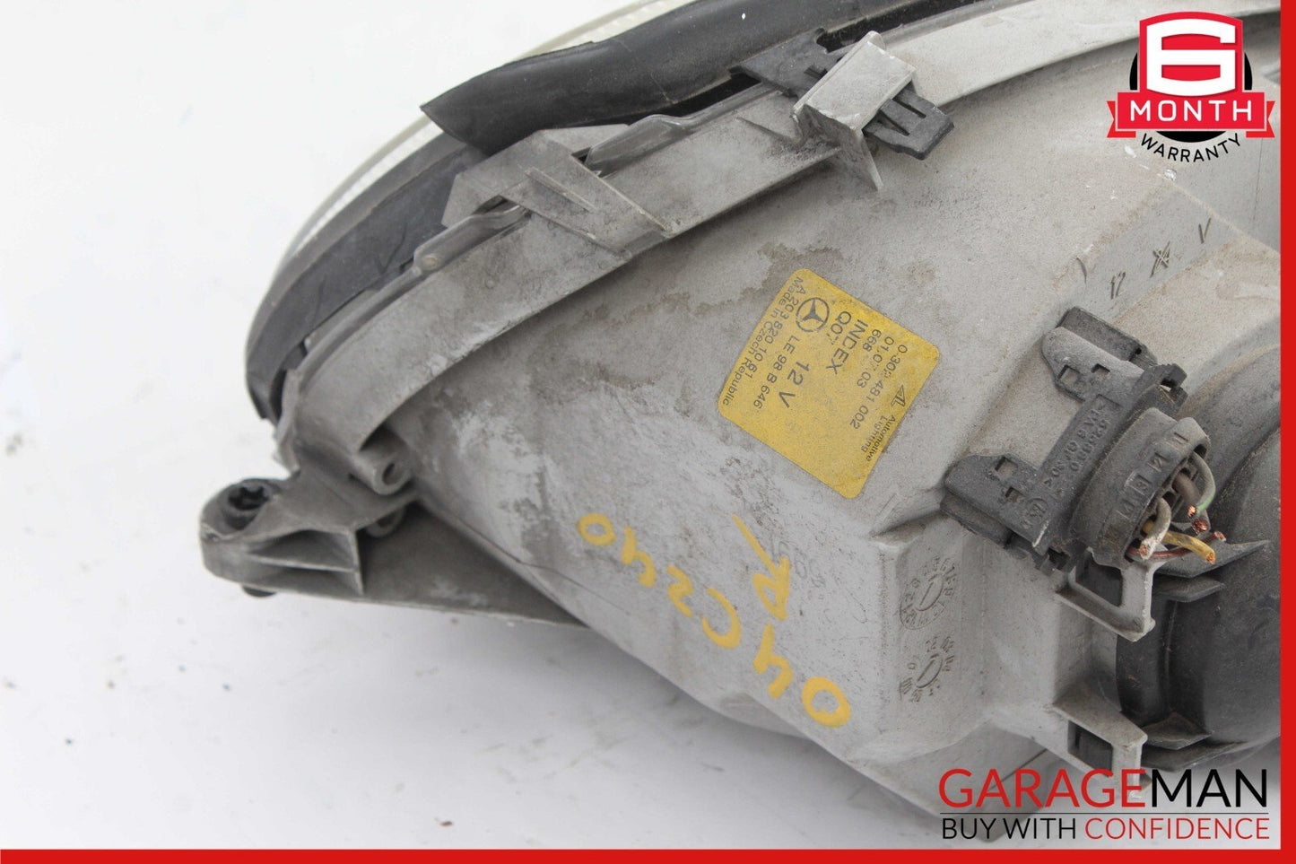 01-04 Mercedes W203 C240 C32 AMG Right Side Headlight Head Lamp Halogen OEM