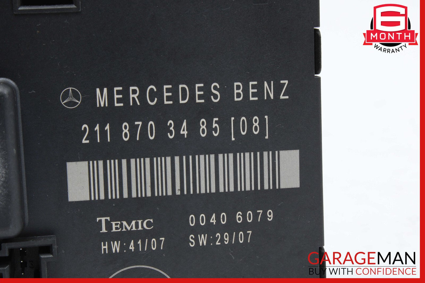 07-09 Mercedes W211 E350 E63 AMG Rear Right Door Control Module 2118703485 OEM