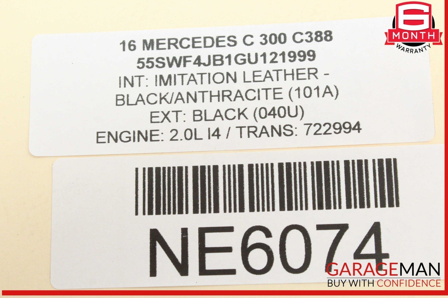15-20 Mercedes W205 C300 Rear Left or Rear Right Side Upper Control Arm OEM