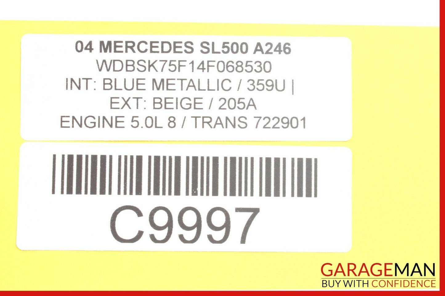 03-08 Mercedes R230 SL500 Front Right Side Seat Adjust Control Switch Module OEM