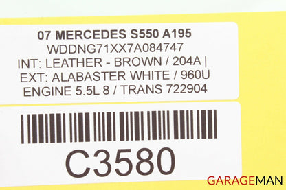07-09 MERCEDES W221 S550 S600 CENTER CONSOLE TRIM BEZEL PANEL WOOD OEM