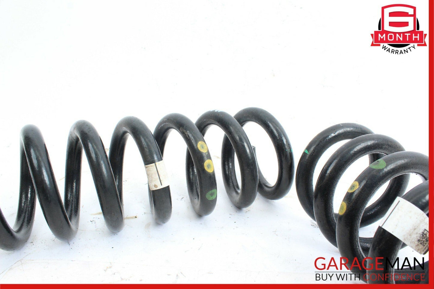 14-17 Maserati Ghibli Rear Right & Left Suspension Coil Spring Absorber Set OEM