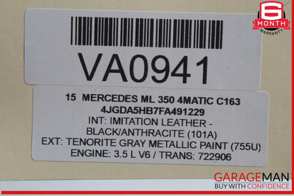 12-19 Mercedes W166 ML350 4MATIC GLS550 Sunroof Sun Roof Motor 1669000409 OEM