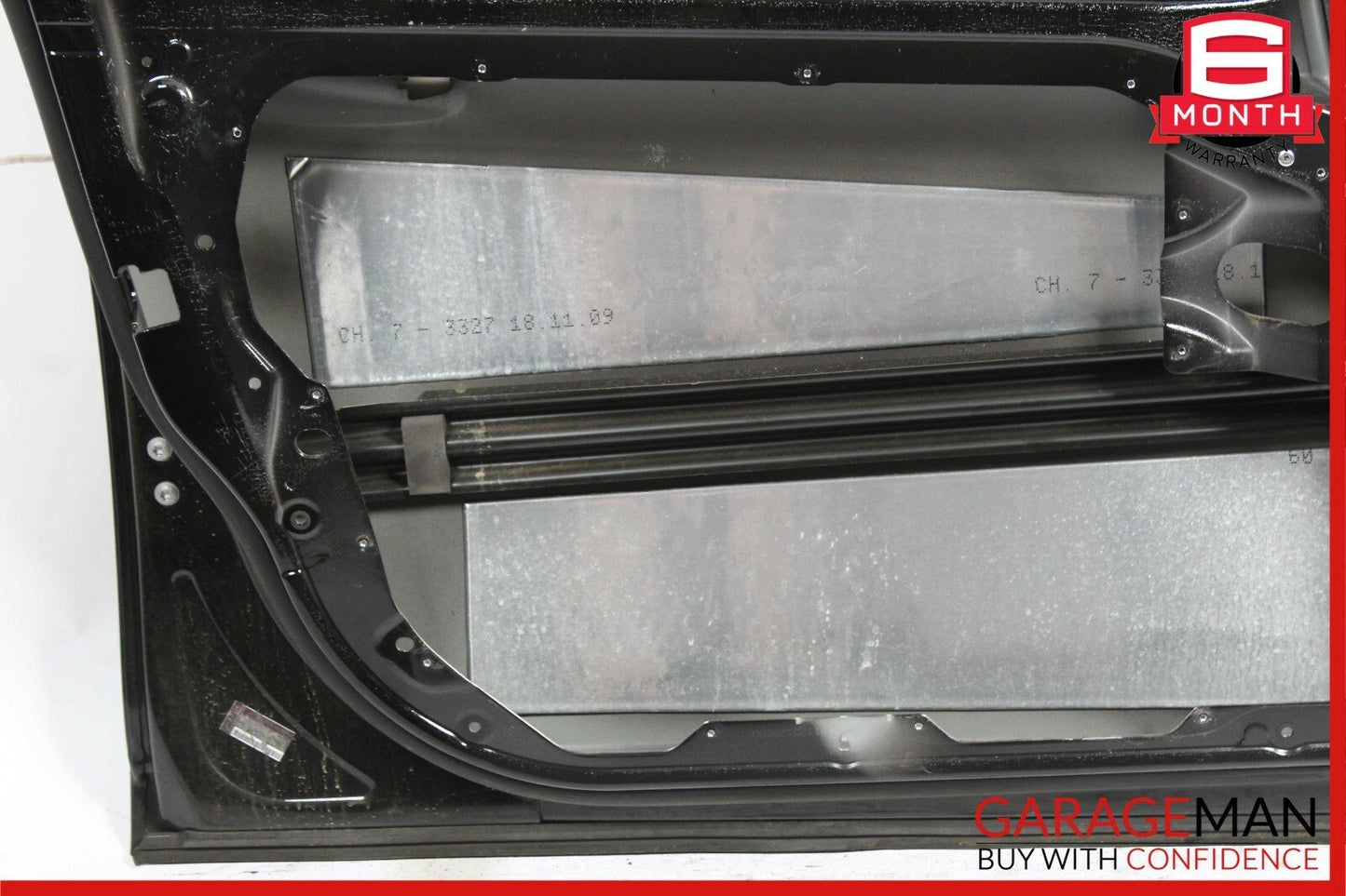07-13 Mercedes W221 S550 Front Left Driver Side Exterior Door Shell Panel Black