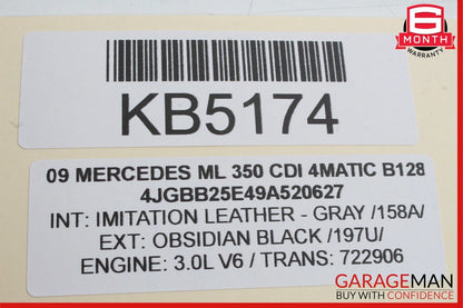 07-13 Mercedes R350 GL350 ML350 Diesel Exhaust Gas Aftertreatment Control Unit