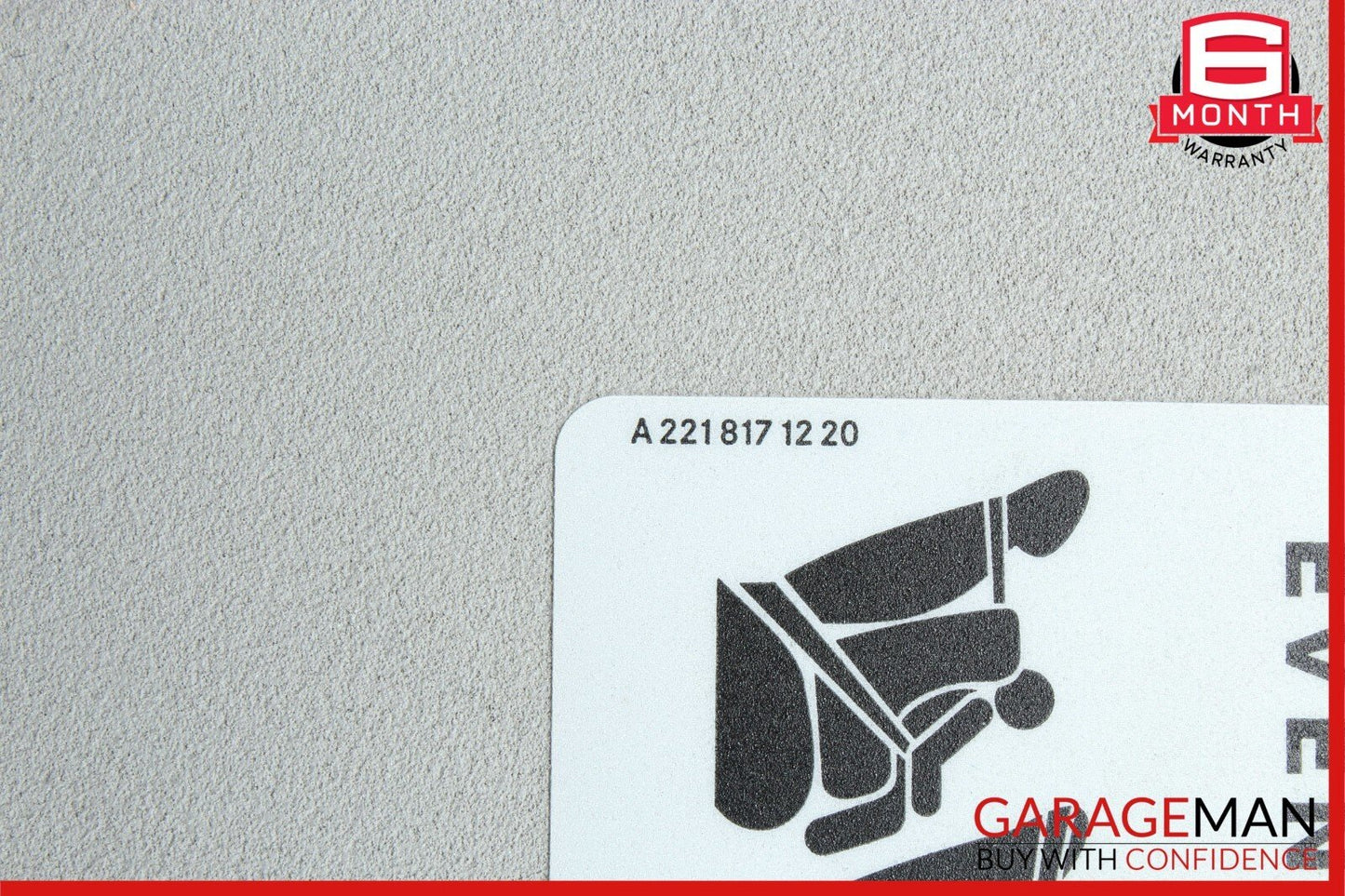 06-12 Mercedes X164 GL450 ML450 Front Right Side Sun Visor Sunvisor Shade Grey