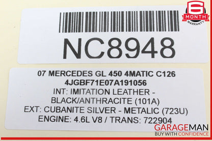 06-12 Mercedes X164 GL450 4MATIC Hazard Control Switch Panel 1648709210 OEM