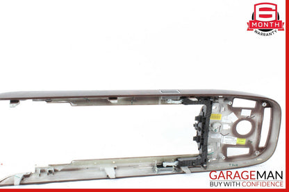 07-09 Mercedes W221 S550 S600 Center Console Armrest Trim Bezel Panel Wood OEM